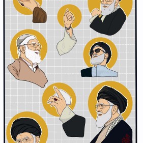 استیکر رهبر شهید