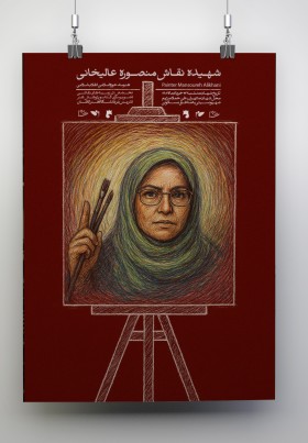 شهیده نقاش منصوره عالیخانی