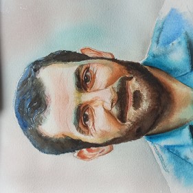 چهره شهید بزرگوار مهدی باکری