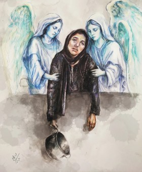 دخترک معصوم غزه
