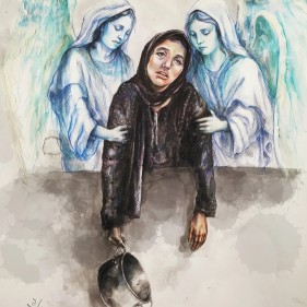 دخترک معصوم غزه