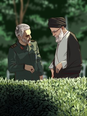 حاج قاسم سلیمانی و رهبر انقلاب